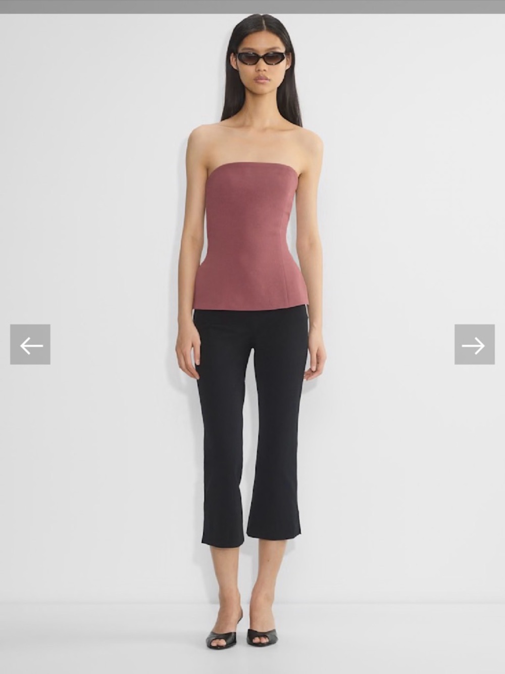 Aritzia
Posh Tube Top - Crepette Opera Rose